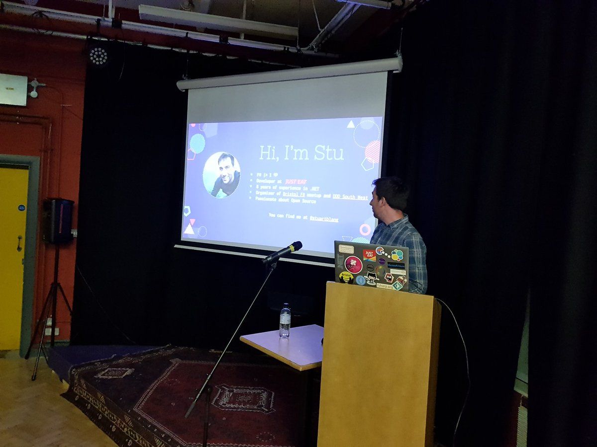 At a tech event