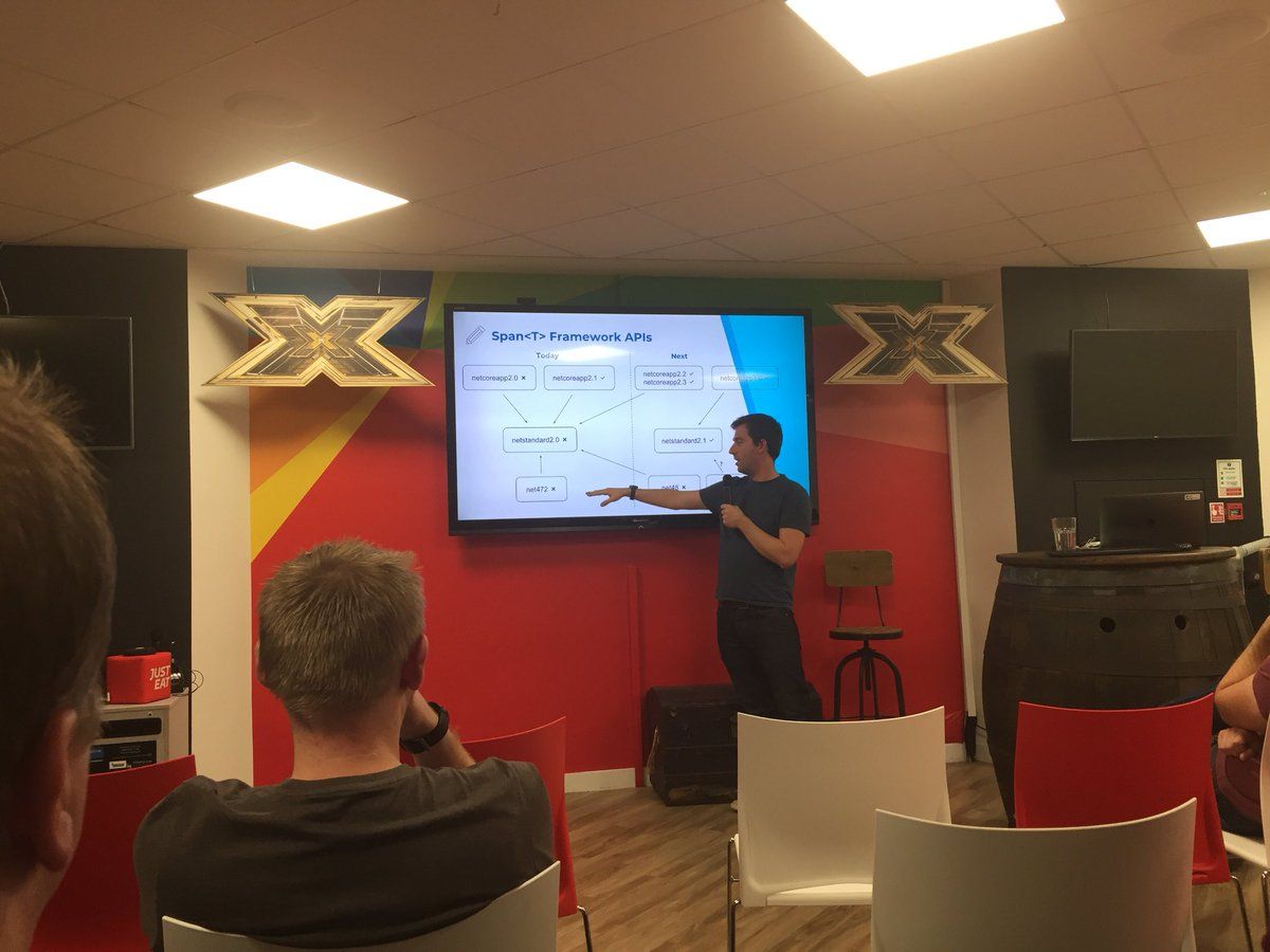 At a tech event
